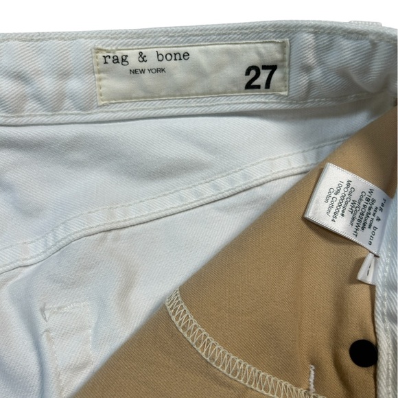 Rag & Bone | Anna White Denim Skirt, Size 27 - Picture 4 of 7